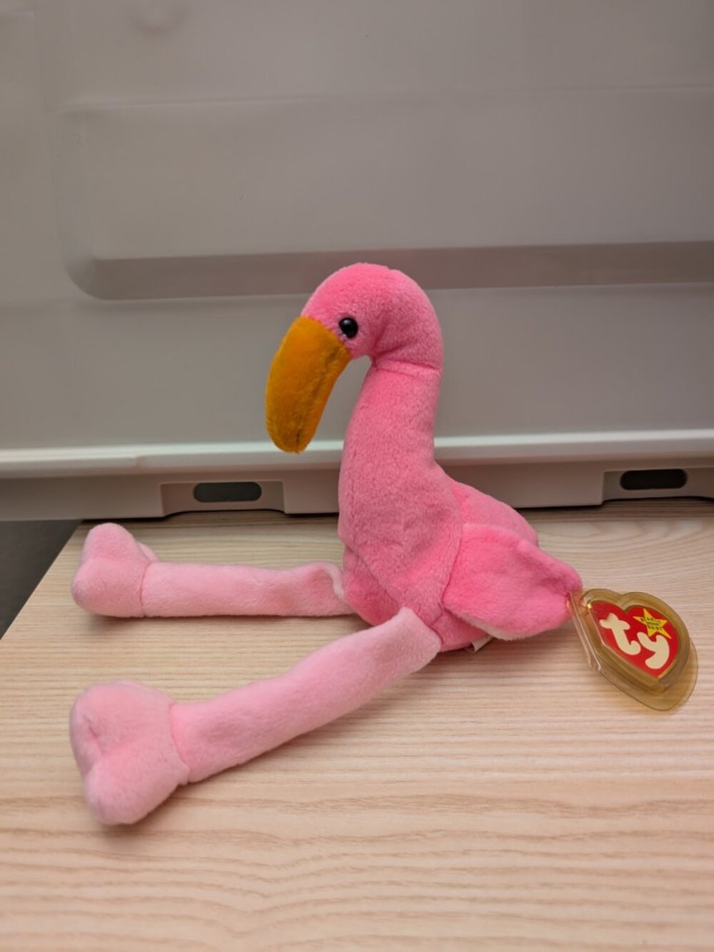 Bundle of Goldfish, Flamingo, and Penguin Beanie Babies for angelas_avenue - Picture 6 of 15